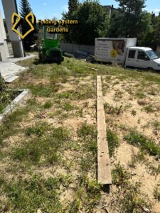 Oczyszczenie terenu, niwelacja, ziemia - Etap 1 - Niegowonice k. Zawiercia przed bok