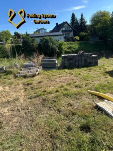 Oczyszczenie terenu, niwelacja, ziemia - Etap 1 - Niegowonice k. Zawiercia usunięcie materiałów 1