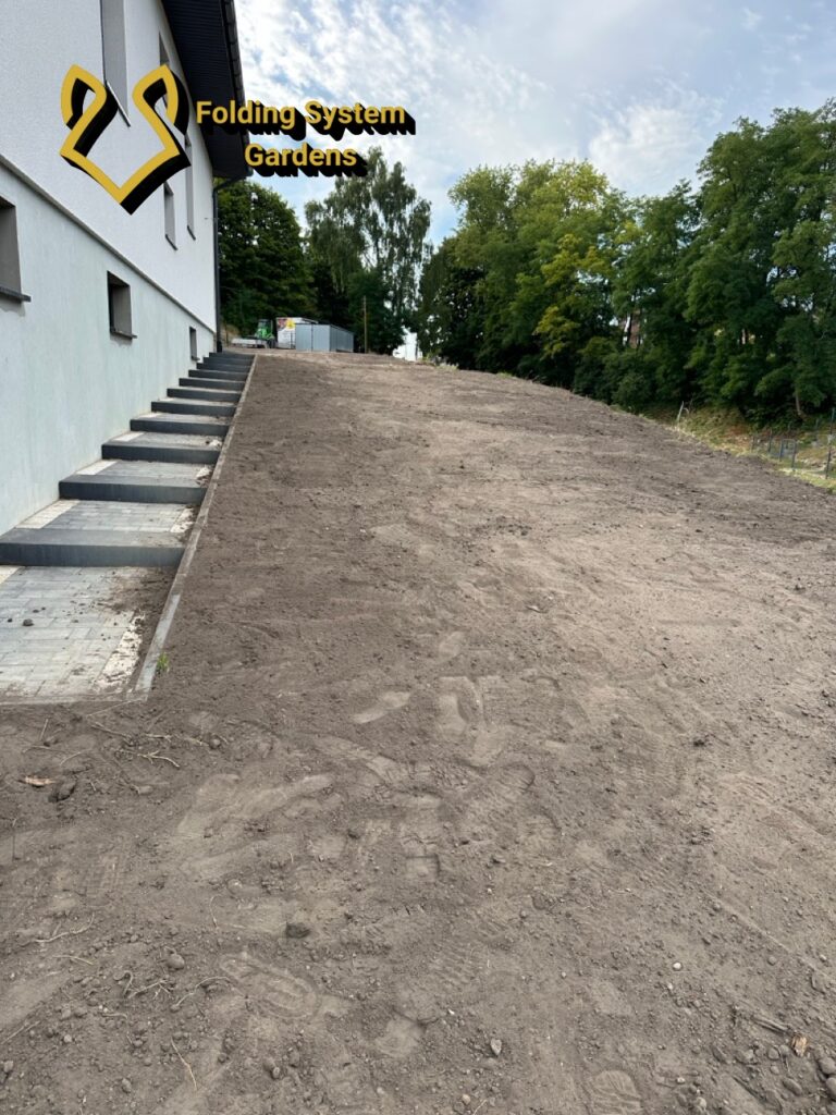 Oczyszczenie terenu, niwelacja, ziemia – Etap 1 – Niegowonice k. Zawiercia