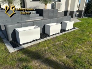 Przygotowanie rabat pod nasadzenia – Etap 5 – Niegowonice k. Zawiercia